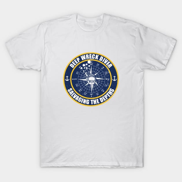 Deep Wreck Diver T-Shirt by TCP